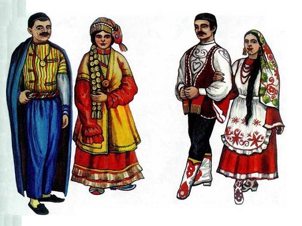 Татарский национальный мужской костюм